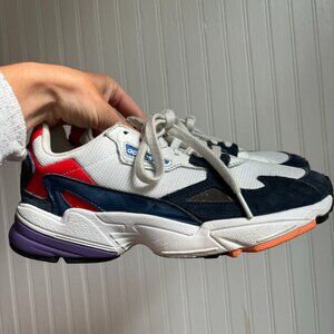 Adidas Women Falcon ‘Crystal White Navy’